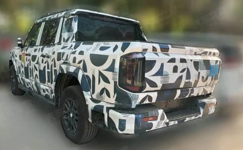 捷途縱橫 F700 量產版諜照曝光,定位越野皮卡,搭載鯤鵬超能混動系統