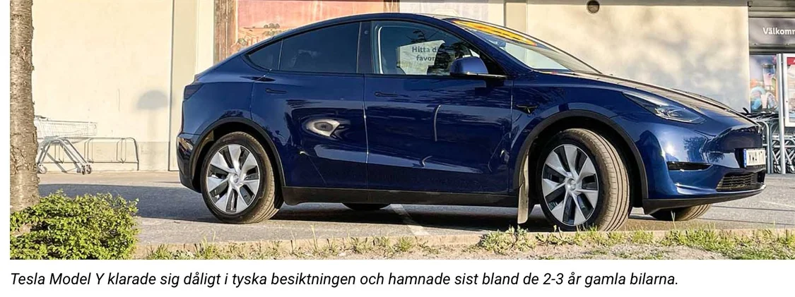 特斯拉 Model Y 以高達 17.3% 的缺陷率排名墊底,創下該車型十年來的最高缺陷記錄