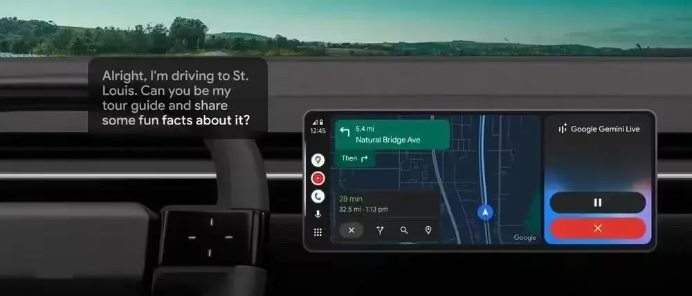 谷歌為其車聯系統 Android Auto 集成 Gemini AI,為駕駛員帶來更智能、更安全的車載交互體驗