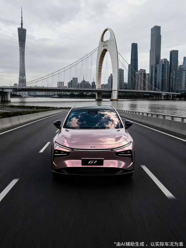 小鵬汽車今日宣布,小鵬 G7 官方改色上新“寵粉色”,并發布 AI 輔助生成海報